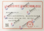 國家安防一級資質